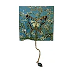 Закладка «Метелик» з ланцюжком - блакитна