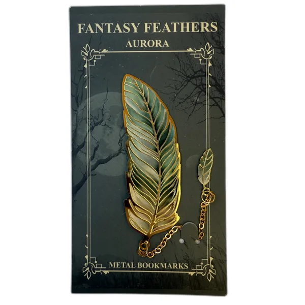 Закладка "Перо" - берюзова