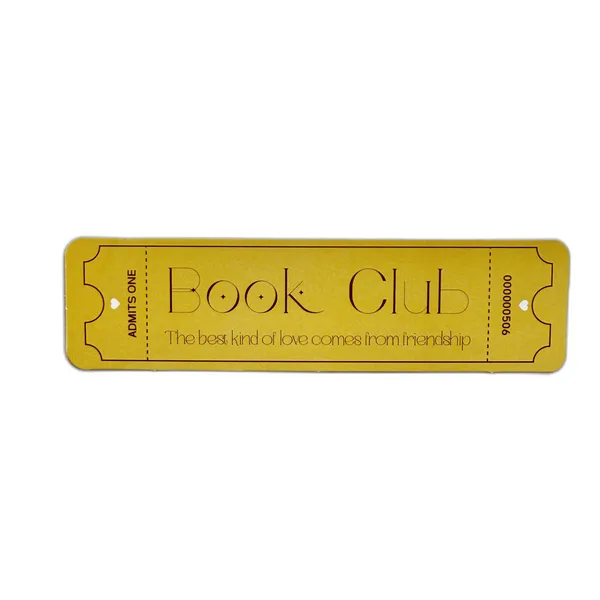Звичайна закладка білетик - "Book Club"