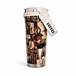 Термокружка з книжковим дизайном - "Ретро" (530 мл)