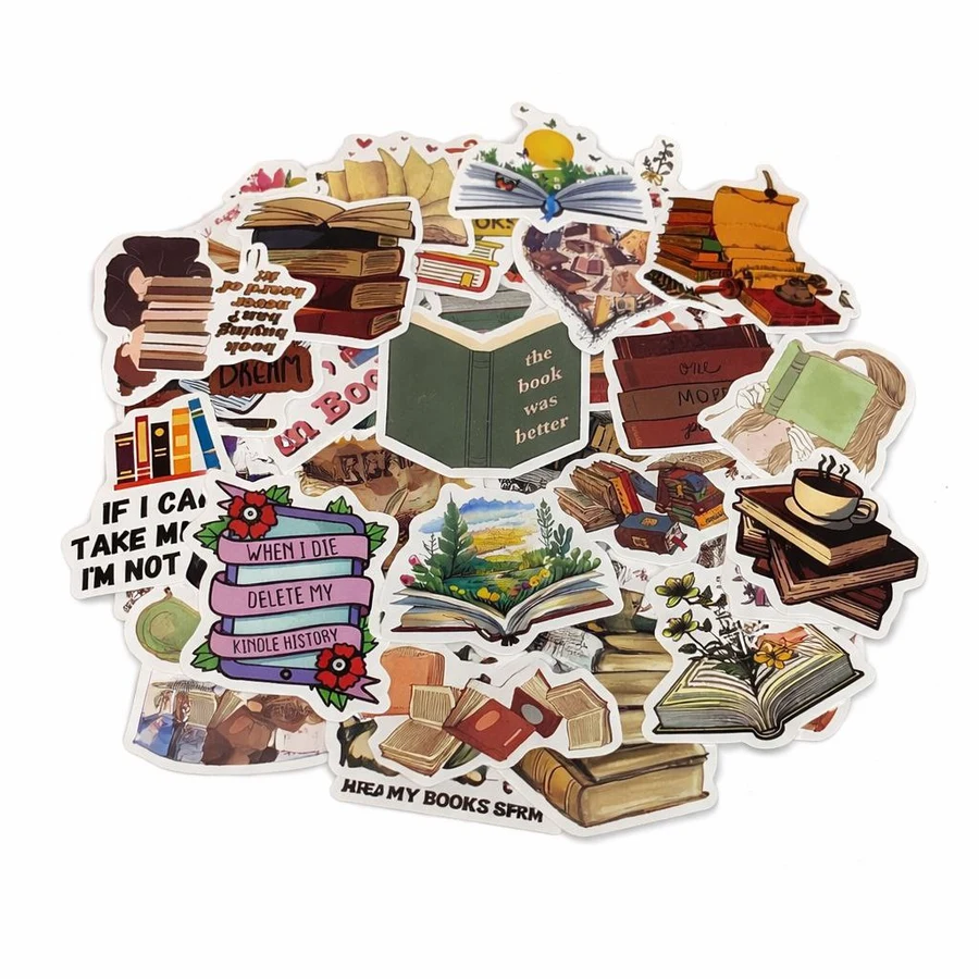 Наліпки для читачів — aesthetic набір (60 шт.)