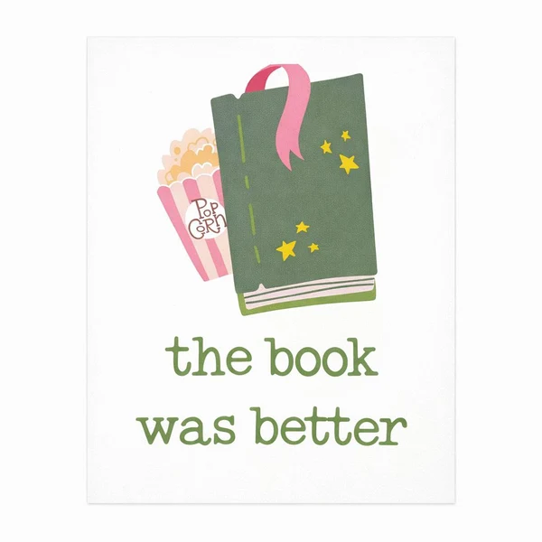 Постер - "The book was better"