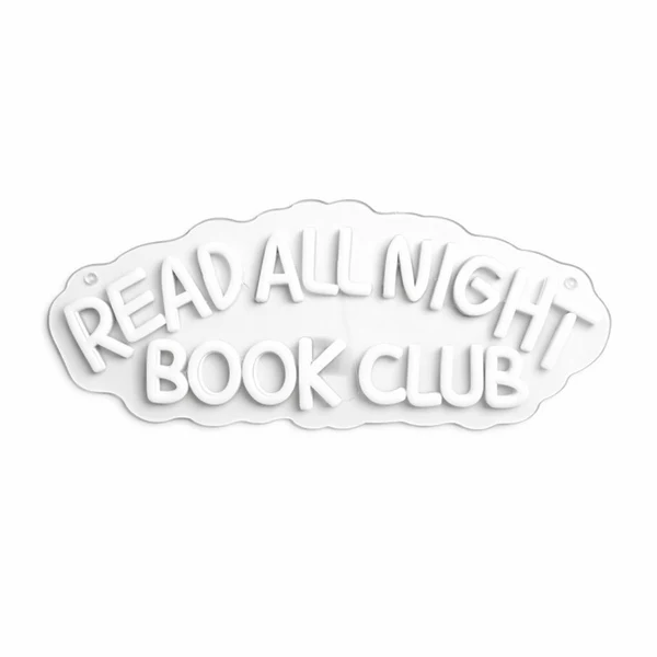 Світлодіодний неоновий знак - "READ ALL NIGHT BOOK CLUB"